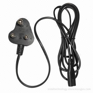 SABS African AC Power Cord, C6 Connector
